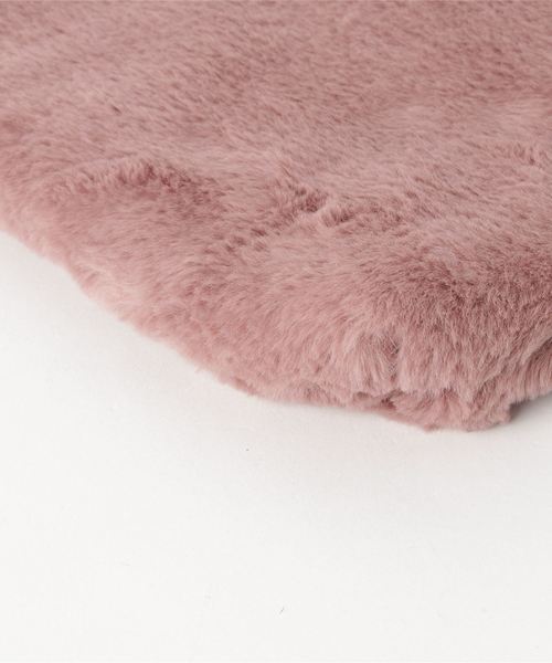 KOBE LETTUCE（コウベレタス）の「ボア＆エコファー2wayショルダーバッグ（ショルダーバッグ・レディース・ブラック/ベージュ/グレー/ピンク/アイボリー/ホワイト系その他/レオパード/ブラウン系その他・FREE）」の10枚目の写真