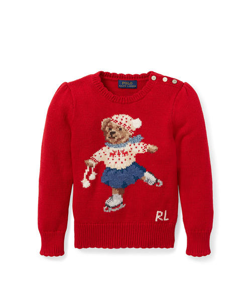 【希少】ホリデー　POLO ラルフローレン　テディベア トナカイ柄 希少】ホリデー POLO ラルフローレン テディベア トナカイ柄