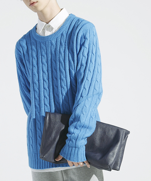 WEGO（ウィゴー）の「WEGO/2WAYハーフクラッチバッグ（クラッチバッグ・メンズ・ブラック/ブラウン/ネイビー・FREE）」の3枚目の写真