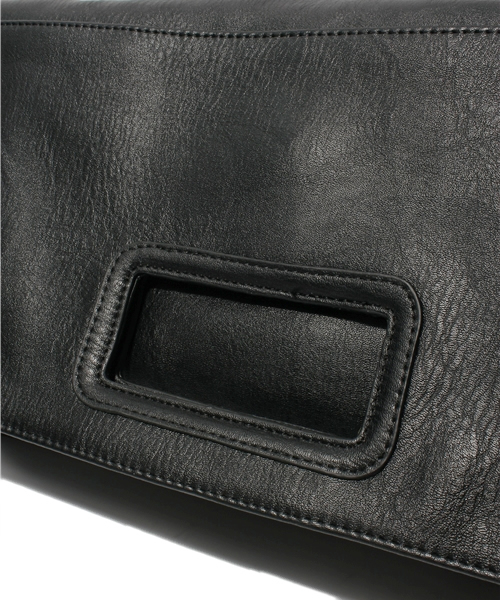 WEGO（ウィゴー）の「WEGO/2WAYハーフクラッチバッグ（クラッチバッグ・メンズ・ブラック/ブラウン/ネイビー・FREE）」の7枚目の写真