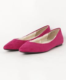 ボアフラットポインテッドパンプス