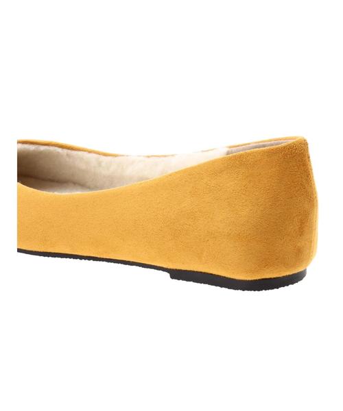 AMERICAN HOLIC（アメリカンホリック）の「ボアフラットポインテッドパンプス（パンプス・レディース・マスタード/ダークネイビー/ピンク/グレー・S/M/L）」の12枚目の写真