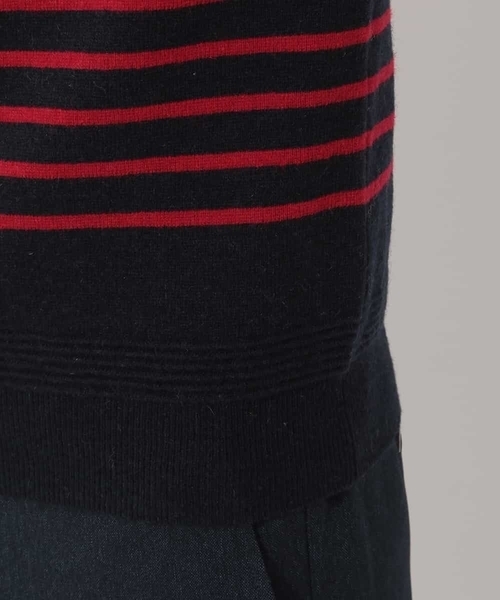 MK MICHEL KLEIN HOMME （エムケーミッシェルクランオム）の「ニット（ハーフミラノ）（ニット/セーター・メンズ・ホワイト/ブラック/ネイビー・46/48/40/51）」の8枚目の写真