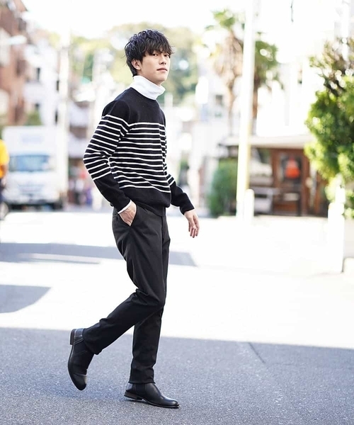 MK MICHEL KLEIN HOMME （エムケーミッシェルクランオム）の「ニット（ハーフミラノ）（ニット/セーター・メンズ・ホワイト/ブラック/ネイビー・46/48/40/51）」の14枚目の写真