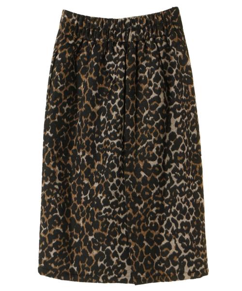 YECCA VECCA（イェッカヴェッカ）の「・レオパードZipスカート（スカート・レディース・ベージュ/ブルー・FREE）」の13枚目の写真