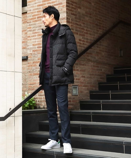 MICHEL KLEIN HOMME (ミッシェルクランオム)の「パンツ(FORMOZAバーズアイ スラックス)(その他パンツ・メンズ・チャコールグレー/ネイビー/グレー・46/48)」の4枚目の写真