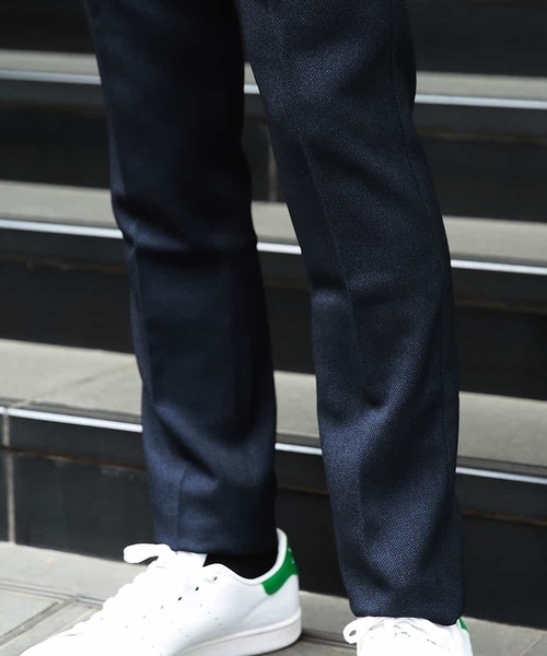 MICHEL KLEIN HOMME (ミッシェルクランオム)の「パンツ(FORMOZAバーズアイ スラックス)(その他パンツ・メンズ・チャコールグレー/ネイビー/グレー・46/48)」の13枚目の写真