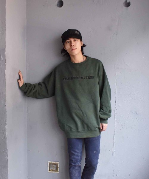 Calvin Klein Jeans（カルヴァンクラインジーンズ）の「【ヴィンテージ古着】Calvin Klein Jeans/カルヴァンクラインジーンズ　クルーネックスウェット（スウェット・メンズ・グリーン・X-LARGE）」の4枚目の写真
