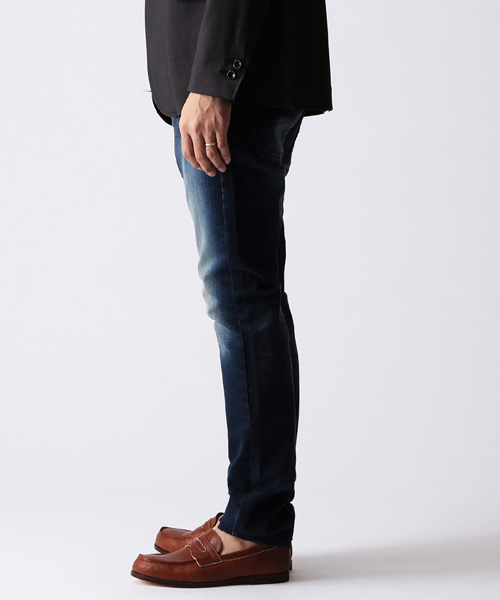 BEAMS(ビームス)の「BEAMS / ストレッチ スキニーデニム(デニムパンツ・メンズ・ブラック/インディゴブルー/サックスブルー・SMALL/X-LARGE/MEDIUM/LARGE)」の6枚目の写真