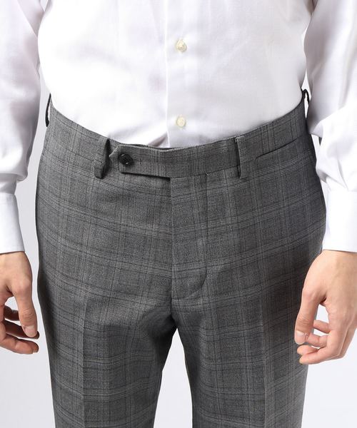 EDIFICE(エディフィス)の「トロピカル チェック ストレッチ ノープリーツ パンツ(その他パンツ・メンズ・グレー・44/50/46/48/42)」の7枚目の写真