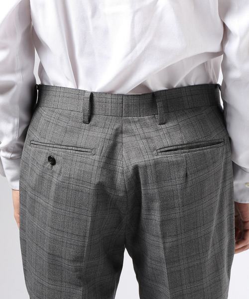 EDIFICE(エディフィス)の「トロピカル チェック ストレッチ ノープリーツ パンツ(その他パンツ・メンズ・グレー・44/50/46/48/42)」の8枚目の写真