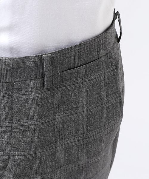 EDIFICE(エディフィス)の「トロピカル チェック ストレッチ ノープリーツ パンツ(その他パンツ・メンズ・グレー・44/50/46/48/42)」の12枚目の写真