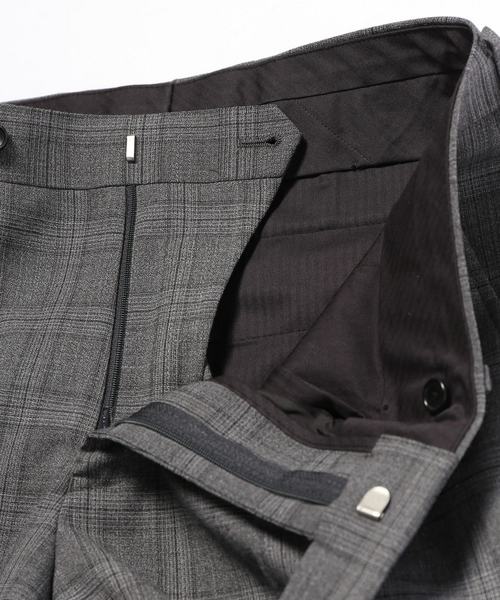 EDIFICE(エディフィス)の「トロピカル チェック ストレッチ ノープリーツ パンツ(その他パンツ・メンズ・グレー・44/50/46/48/42)」の14枚目の写真