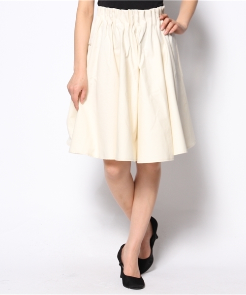 Kastane（カスタネ）の「【Kastane】Wタックステッチスカート（スカート・レディース・ベージュ/ホワイト/レッド/ネイビー/オフホワイト・FREE）」の11枚目の写真