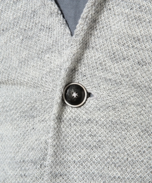 green label relaxing(グリーンレーベルリラクシング)の「◎LINEN SHAWLジャケット カーディガン ◆(テーラードジャケット・メンズ・ライトグレー/ワインレッド/ライム/ネイビー・LARGE/MEDIUM/SMALL/X-LARGE)」の16枚目の写真