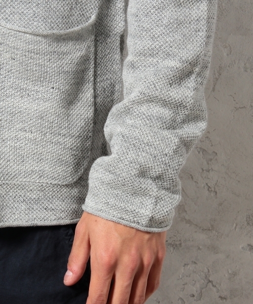 green label relaxing(グリーンレーベルリラクシング)の「◎LINEN SHAWLジャケット カーディガン ◆(テーラードジャケット・メンズ・ライトグレー/ワインレッド/ライム/ネイビー・LARGE/MEDIUM/SMALL/X-LARGE)」の17枚目の写真