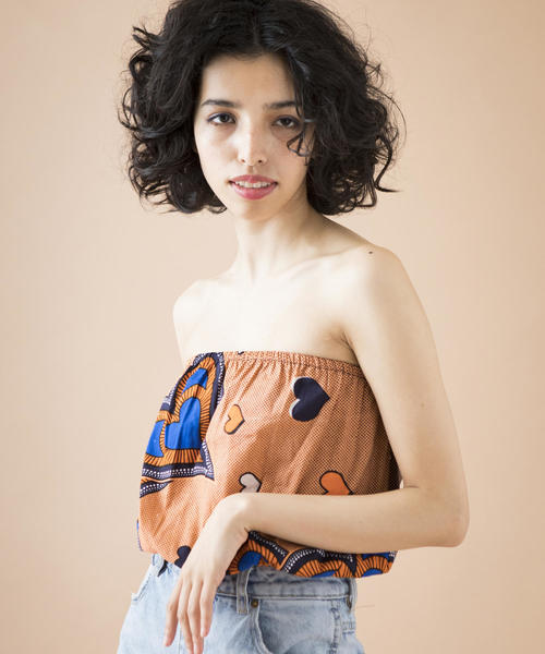 Lepidos（レピドス）の「＜Lepidos＞アフリカンプリント チューブ