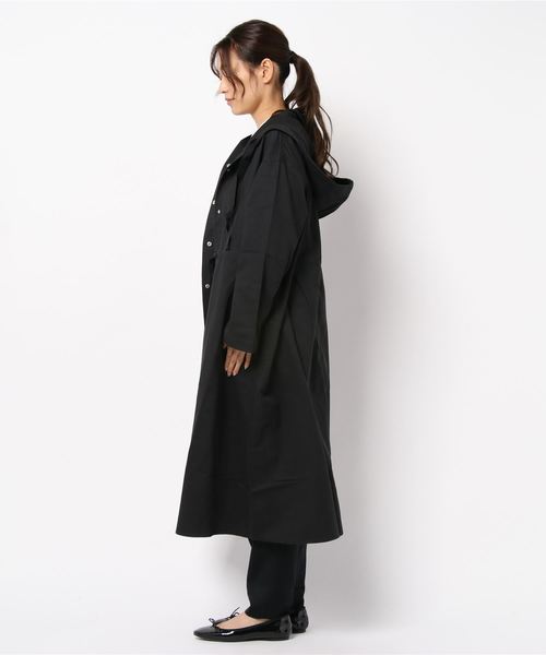 GeeRA（ジーラ）の「ドロスト使いモッズコート（モッズコート・レディース・カーキ/ブラック/ベージュ・MEDIUM/LARGE/X-LARGE）」の4枚目の写真