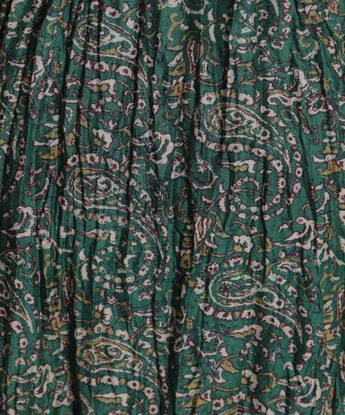 niko and...（ニコアンド）の「インド柄ティアードロングスカート（スカート・レディース・ネイビー/グリーン/キャメル・FREE）」の15枚目の写真