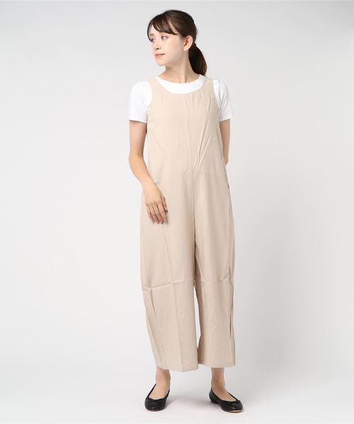 JUGLANS(ユグランス)の「☆ バックリボン ロンパース(サロペット/オーバーオール・レディース・ブラック/ベージュ/ブラウン/ピンク・FREE)」の3枚目の写真