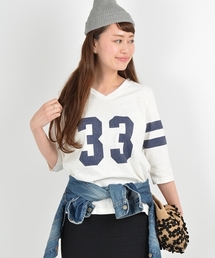 SHIPS for women | SHINZONE:フットボールTee◆(Tシャツ/カットソー)