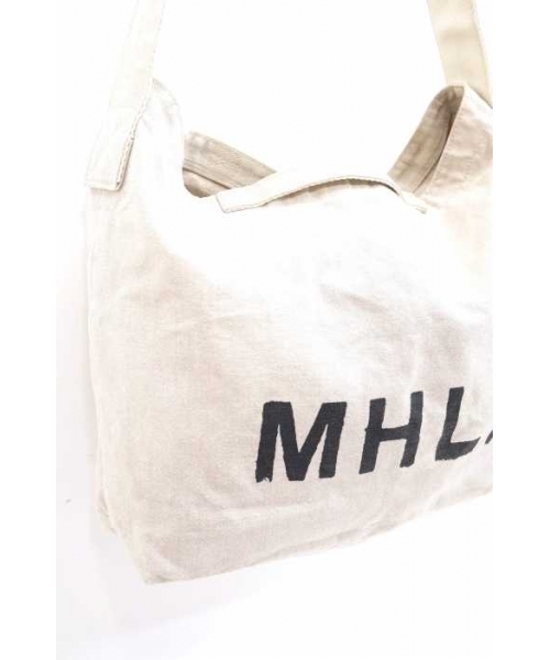 【新品】MHL. エムエイチエル　キャンバス　ショルダーバッグ ブランド古着】キャンバス ショルダーバッグ（ショルダーバッグ