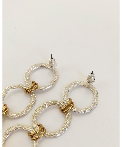 TODAYFUL（トゥデイフル）の「スリーサイクルピアス（ピアス（両耳用）・レディース・シルバー/ゴールド・FREE）」の6枚目の写真