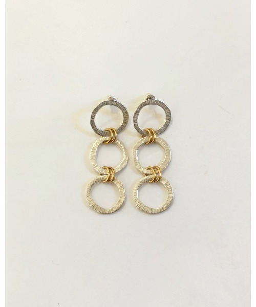 TODAYFUL（トゥデイフル）の「スリーサイクルピアス（ピアス（両耳用）・レディース・シルバー/ゴールド・FREE）」の7枚目の写真