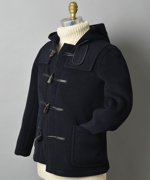SHIPS JET BLUE(シップスジェットブルー)の「LONDON TRADITION×SHIPS JET BLUE: ショートダッフルコート■●(ダッフルコート・メンズ・キャメル/マスタード/ネイビー・LARGE/MEDIUM/X-LARGE/SMALL)」の2枚目の写真