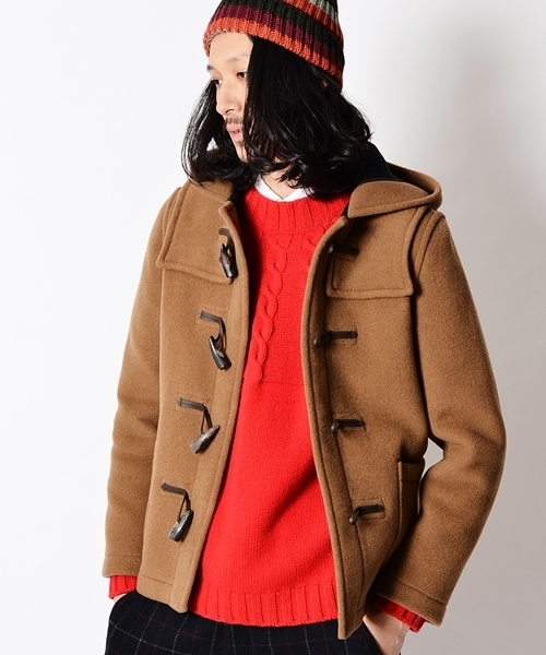 SHIPS JET BLUE(シップスジェットブルー)の「LONDON TRADITION×SHIPS JET BLUE: ショートダッフルコート■●(ダッフルコート・メンズ・キャメル/マスタード/ネイビー・LARGE/MEDIUM/X-LARGE/SMALL)」の3枚目の写真