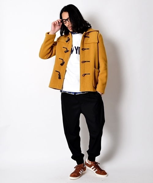 SHIPS JET BLUE(シップスジェットブルー)の「LONDON TRADITION×SHIPS JET BLUE: ショートダッフルコート■●(ダッフルコート・メンズ・キャメル/マスタード/ネイビー・LARGE/MEDIUM/X-LARGE/SMALL)」の13枚目の写真