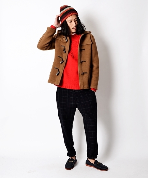 SHIPS JET BLUE(シップスジェットブルー)の「LONDON TRADITION×SHIPS JET BLUE: ショートダッフルコート■●(ダッフルコート・メンズ・キャメル/マスタード/ネイビー・LARGE/MEDIUM/X-LARGE/SMALL)」の14枚目の写真