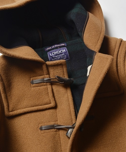 SHIPS JET BLUE(シップスジェットブルー)の「LONDON TRADITION×SHIPS JET BLUE: ショートダッフルコート■●(ダッフルコート・メンズ・キャメル/マスタード/ネイビー・LARGE/MEDIUM/X-LARGE/SMALL)」の5枚目の写真