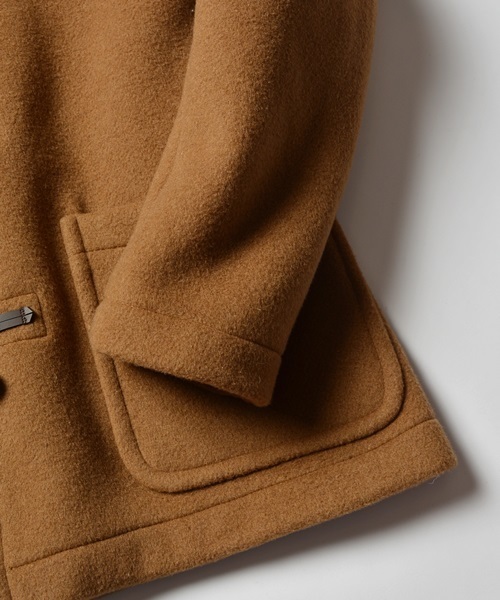 SHIPS JET BLUE(シップスジェットブルー)の「LONDON TRADITION×SHIPS JET BLUE: ショートダッフルコート■●(ダッフルコート・メンズ・キャメル/マスタード/ネイビー・LARGE/MEDIUM/X-LARGE/SMALL)」の8枚目の写真
