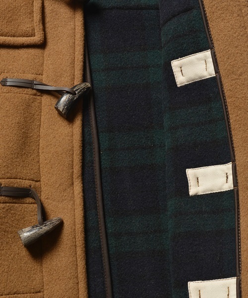 SHIPS JET BLUE(シップスジェットブルー)の「LONDON TRADITION×SHIPS JET BLUE: ショートダッフルコート■●(ダッフルコート・メンズ・キャメル/マスタード/ネイビー・LARGE/MEDIUM/X-LARGE/SMALL)」の10枚目の写真