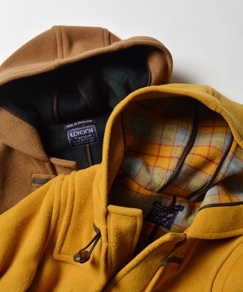 SHIPS JET BLUE(シップスジェットブルー)の「LONDON TRADITION×SHIPS JET BLUE: ショートダッフルコート■●(ダッフルコート・メンズ・キャメル/マスタード/ネイビー・LARGE/MEDIUM/X-LARGE/SMALL)」の12枚目の写真