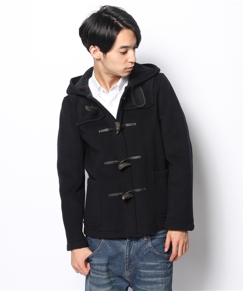 SHIPS JET BLUE(シップスジェットブルー)の「LONDON TRADITION×SHIPS JET BLUE: ショートダッフルコート■●(ダッフルコート・メンズ・キャメル/マスタード/ネイビー・LARGE/MEDIUM/X-LARGE/SMALL)」の16枚目の写真