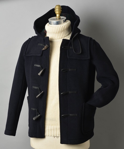 SHIPS JET BLUE(シップスジェットブルー)の「LONDON TRADITION×SHIPS JET BLUE: ショートダッフルコート■●(ダッフルコート・メンズ・キャメル/マスタード/ネイビー・LARGE/MEDIUM/X-LARGE/SMALL)」の17枚目の写真