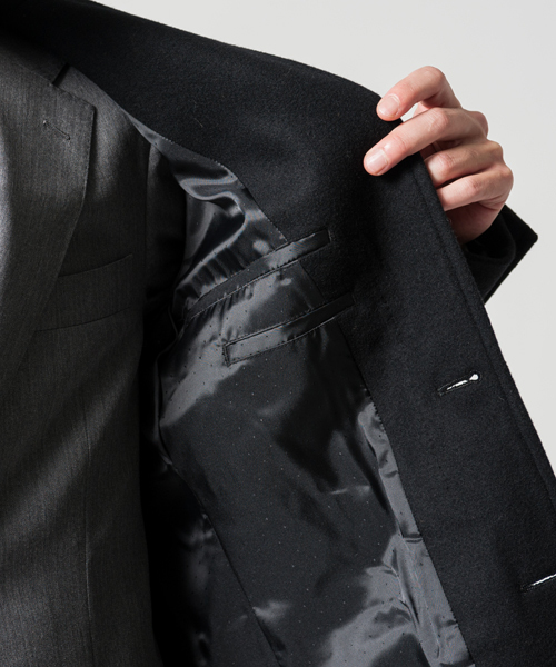 green label relaxing（グリーンレーベルリラクシング）の「◎MELTON チェスターコート ◆（チェスターコート・メンズ・ブラック/その他2/その他1/ネイビー/グレー/ダークグリーン・SMALL/MEDIUM/X-LARGE/LARGE/X-SMALL）」の14枚目の写真