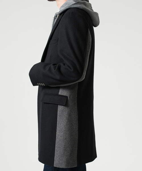 green label relaxing（グリーンレーベルリラクシング）の「◎MELTON チェスターコート ◆（チェスターコート・メンズ・ブラック/その他2/その他1/ネイビー/グレー/ダークグリーン・SMALL/MEDIUM/X-LARGE/LARGE/X-SMALL）」の15枚目の写真