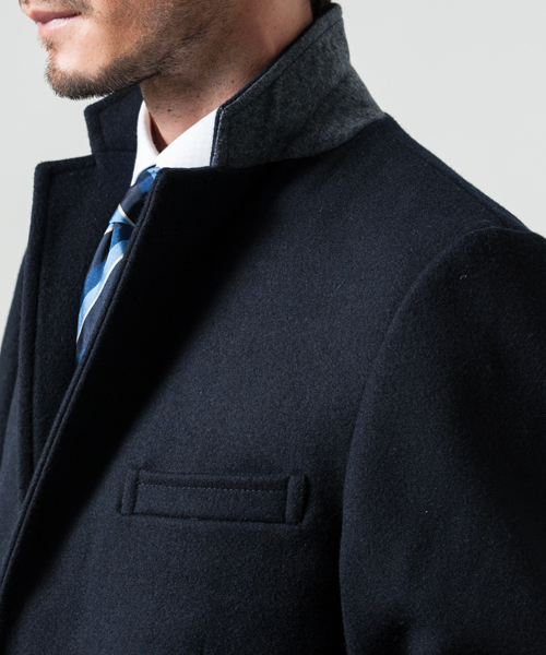 green label relaxing（グリーンレーベルリラクシング）の「◎MELTON チェスターコート ◆（チェスターコート・メンズ・ブラック/その他2/その他1/ネイビー/グレー/ダークグリーン・SMALL/MEDIUM/X-LARGE/LARGE/X-SMALL）」の7枚目の写真