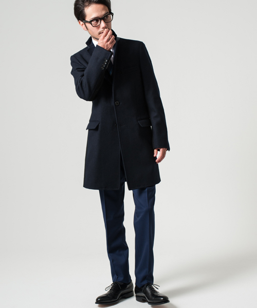 green label relaxing（グリーンレーベルリラクシング）の「◎MELTON チェスターコート ◆（チェスターコート・メンズ・ブラック/その他2/その他1/ネイビー/グレー/ダークグリーン・SMALL/MEDIUM/X-LARGE/LARGE/X-SMALL）」の10枚目の写真