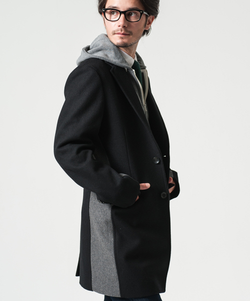 green label relaxing（グリーンレーベルリラクシング）の「◎MELTON チェスターコート ◆（チェスターコート・メンズ・ブラック/その他2/その他1/ネイビー/グレー/ダークグリーン・SMALL/MEDIUM/X-LARGE/LARGE/X-SMALL）」の22枚目の写真