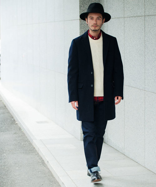 green label relaxing（グリーンレーベルリラクシング）の「◎MELTON チェスターコート ◆（チェスターコート・メンズ・ブラック/その他2/その他1/ネイビー/グレー/ダークグリーン・SMALL/MEDIUM/X-LARGE/LARGE/X-SMALL）」の20枚目の写真