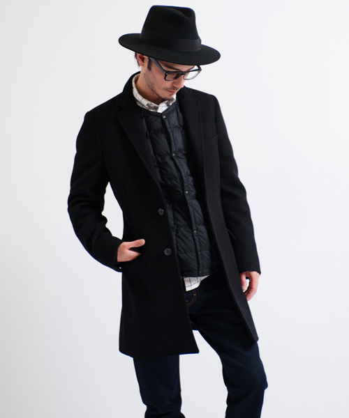 green label relaxing（グリーンレーベルリラクシング）の「◎MELTON チェスターコート ◆（チェスターコート・メンズ・ブラック/その他2/その他1/ネイビー/グレー/ダークグリーン・SMALL/MEDIUM/X-LARGE/LARGE/X-SMALL）」の21枚目の写真