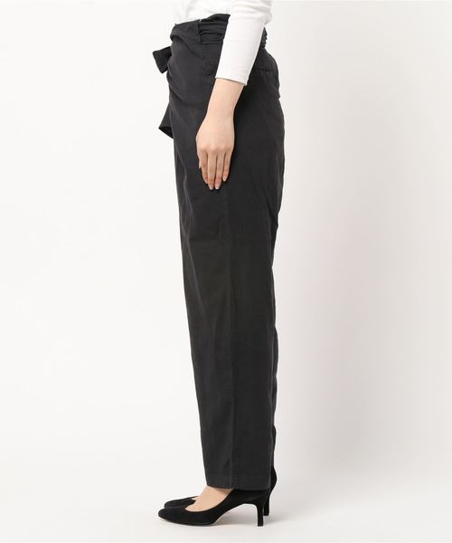 LOWRYS FARM(ローリーズファーム)の「エコR/Lラップパンツ 869230(その他パンツ・レディース・チャコールグレー/ベージュ/アイボリー・FREE)」の5枚目の写真