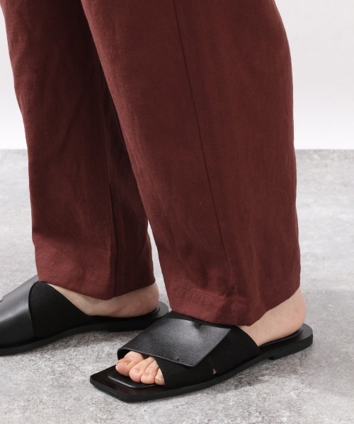 LOWRYS FARM(ローリーズファーム)の「エコR/Lラップパンツ 869230(その他パンツ・レディース・チャコールグレー/ベージュ/アイボリー・FREE)」の11枚目の写真