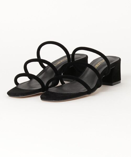LibertyDoll(リバティードール)の「Liberty Doll / スクエアトゥ5cmチャンキーヒール3連コードサンダル(5596) 華奢ストラップサンダル スライドサンダル ナローストラップサンダル(サンダル・レディース・ブラック/シルバー/ベージュ/マスタード/ブルー/オレンジ/レッド・S/M/L/LL)」の17枚目の写真