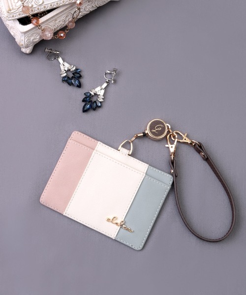 トリコロールカラーリール付きパスケース パスケース Clelia クレリア のファッション通販 Zozotown