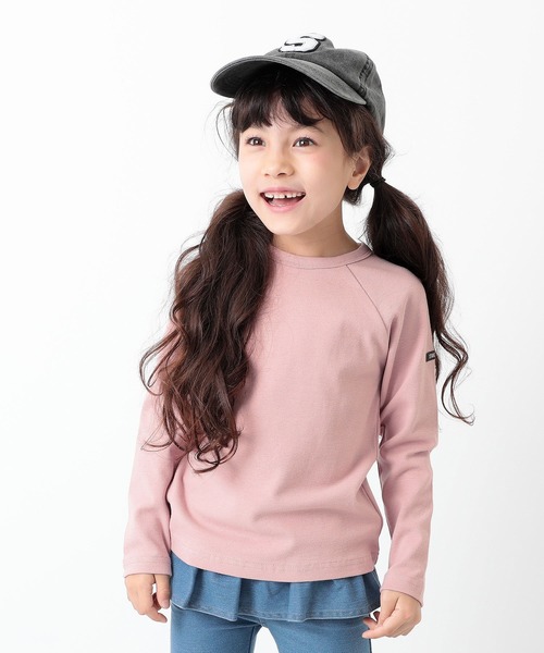 devirock（デビロック）の「ウルトラストレッチ長袖Tシャツ（Tシャツ/カットソー・キッズ・ホワイト/ブラック/ヘザーチャコール/ネイビー/ブルー系その他/ライトカーキ/パープル系その他/ピンク系その他/モカ/ライトブラウン/ベージュ/ダークオレンジ・100cm/110cm/120cm/130cm/140cm/150cm/160cm/80ｃｍ/90cm）」の11枚目の写真